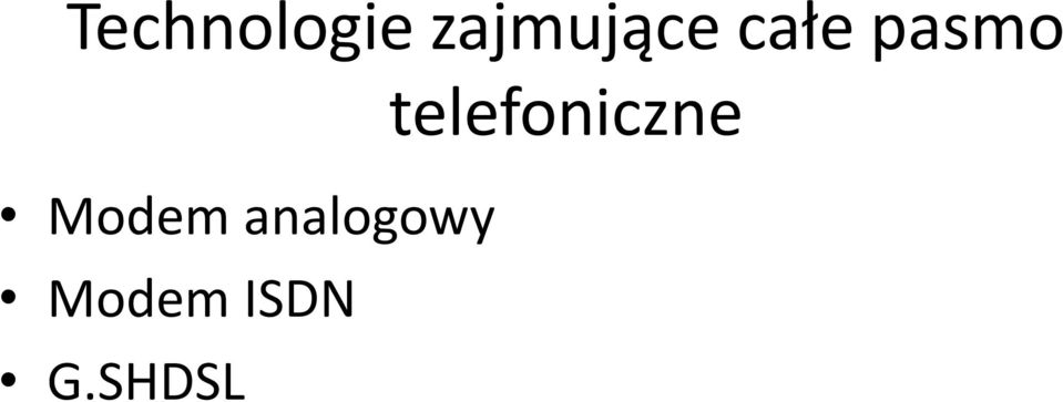 pasmo telefoniczne