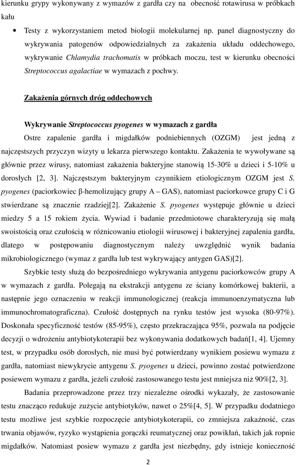 wymazach z pochwy.