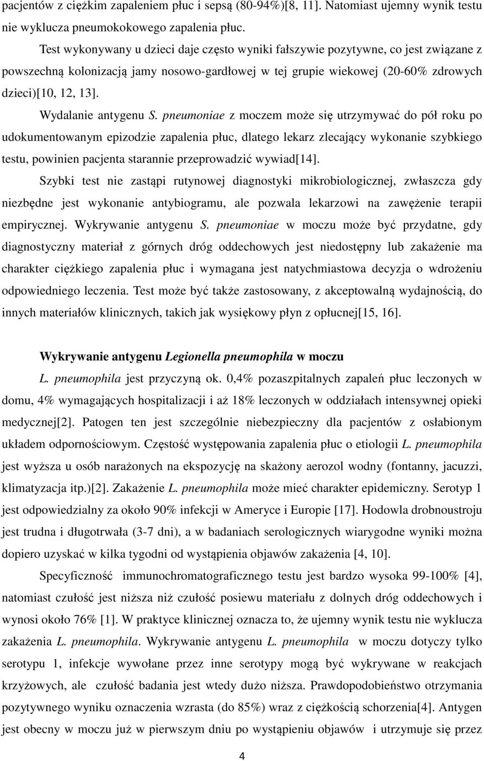 Wydalanie antygenu S.