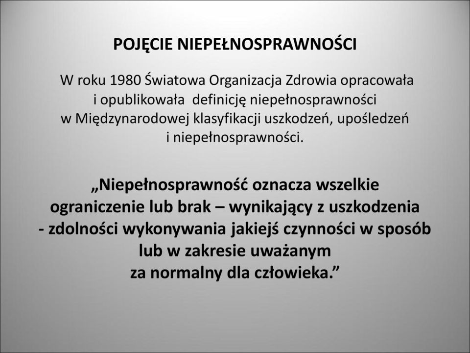 niepełnosprawności.