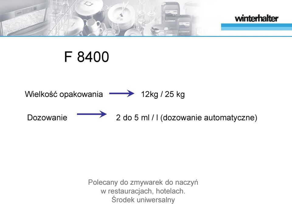 automatyczne) Polecany do zmywarek do