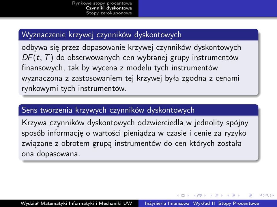 cenami rynkowymi tych instrumentów.