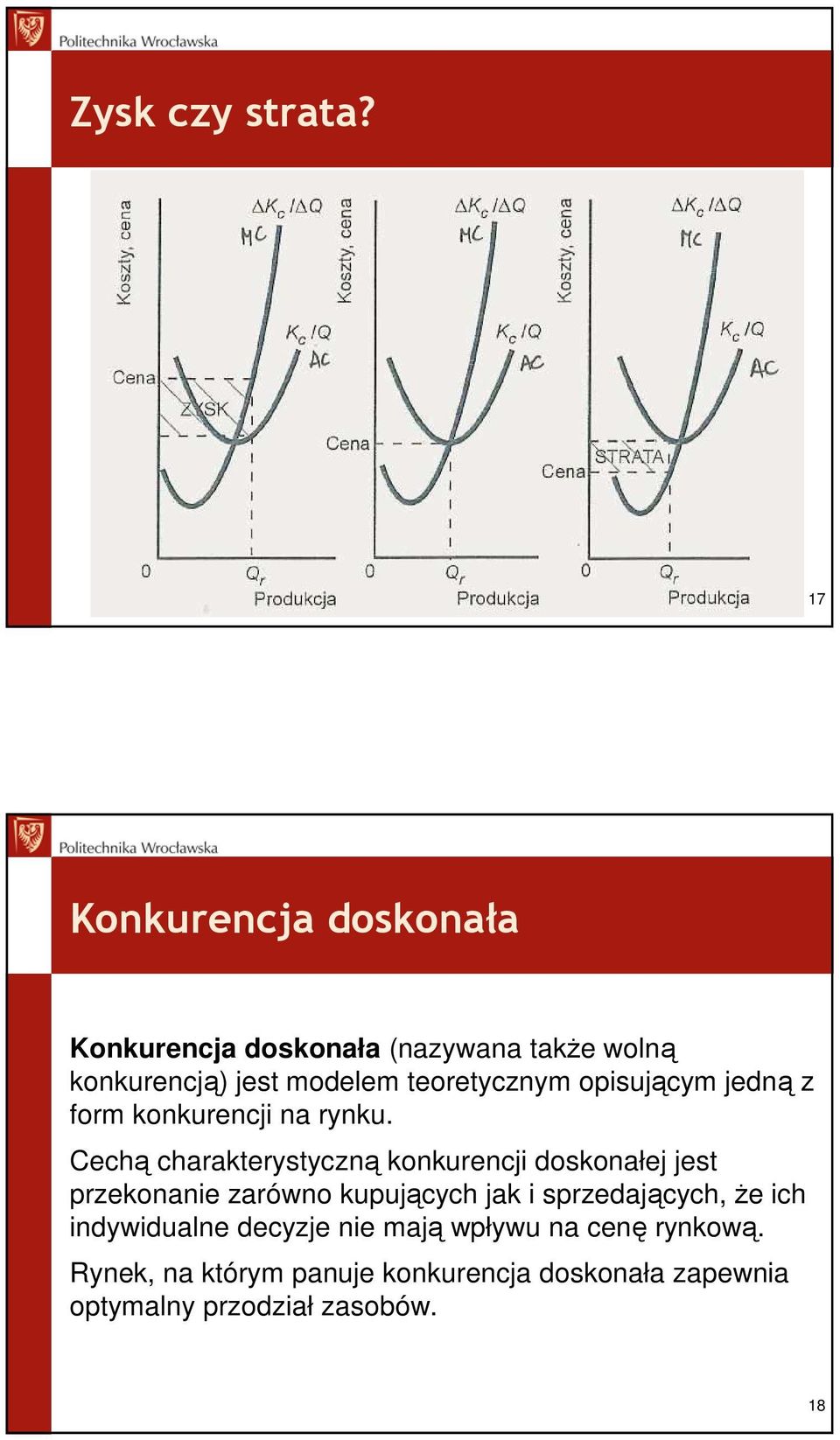 teoretycznym opisującym jedną z form konkurencji na rynku.