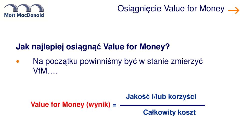 Na początku powinniśmy być w stanie zmierzyć