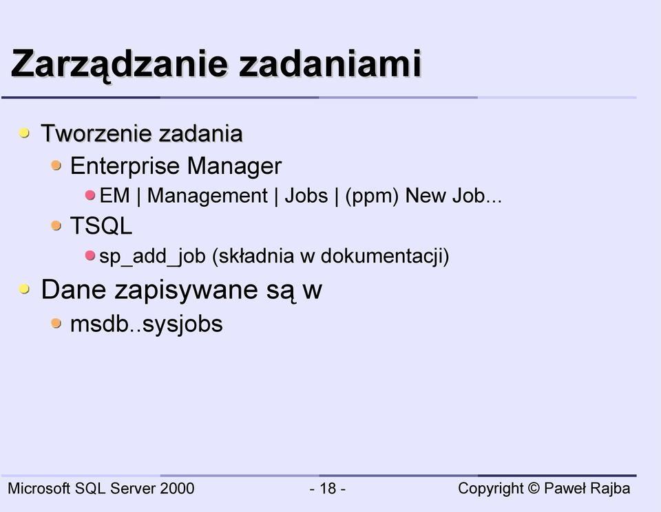 New Job.
