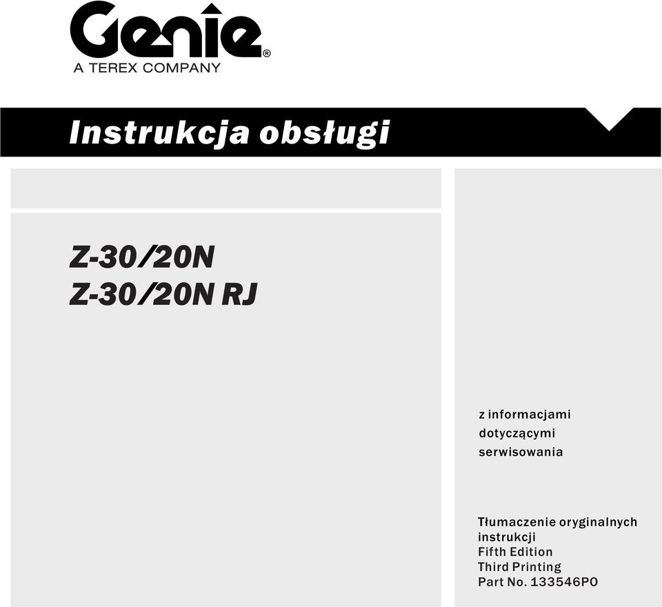Tłumaczenie oryginalnych instrukcji