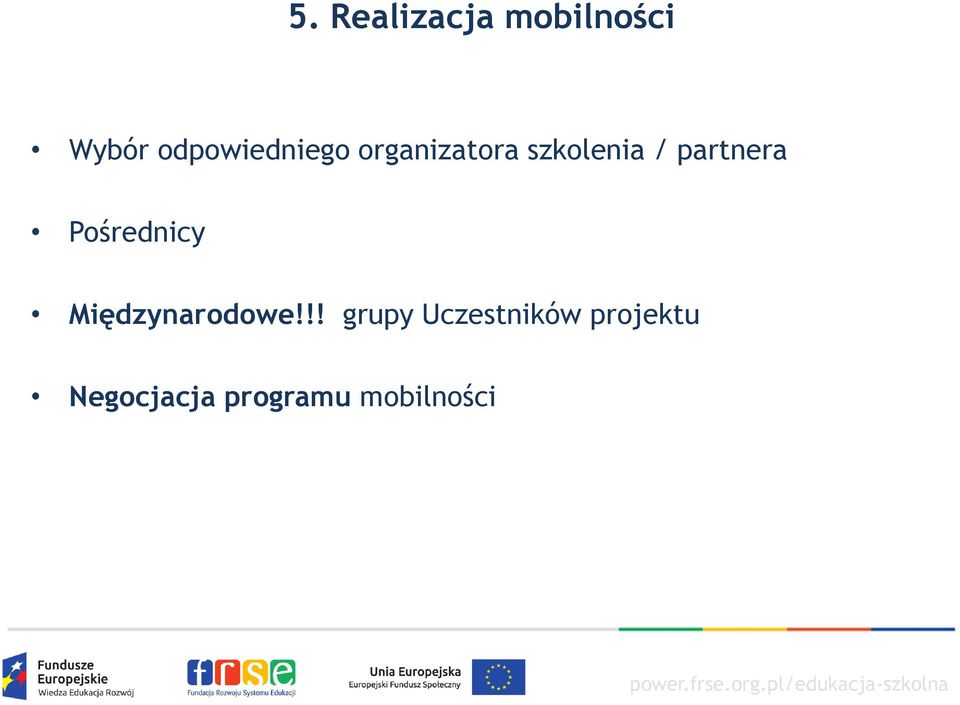 partnera Pośrednicy Międzynarodowe!