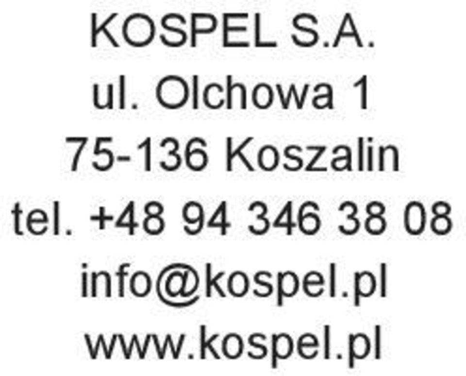 Koszalin tel.