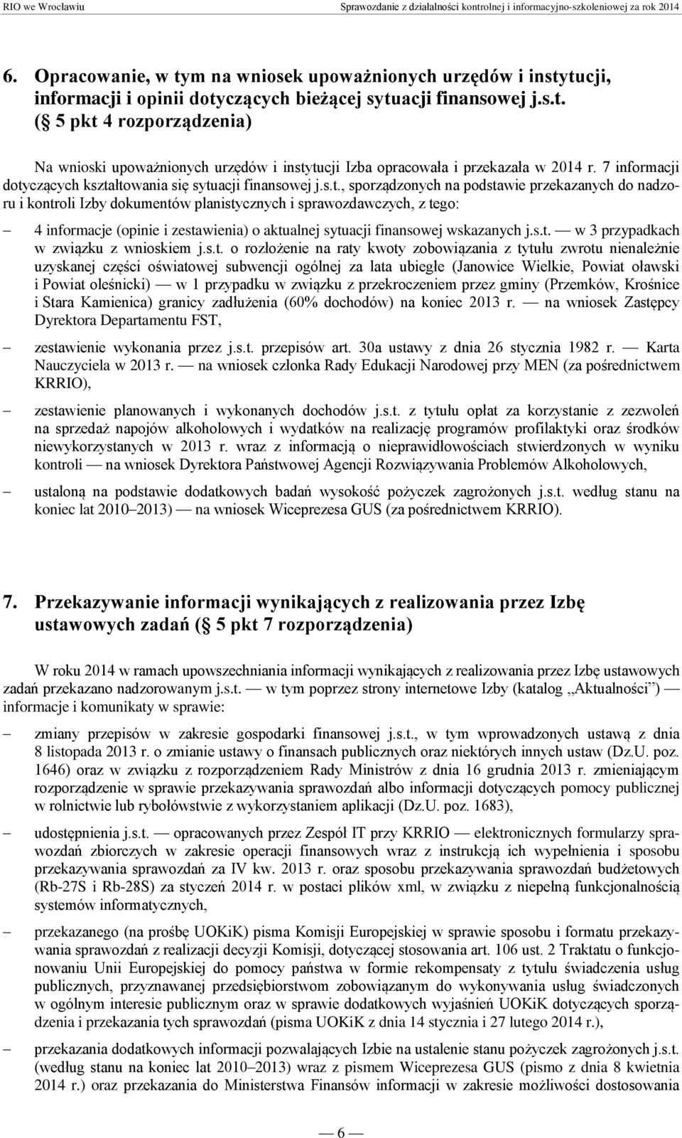 7 informacji doty