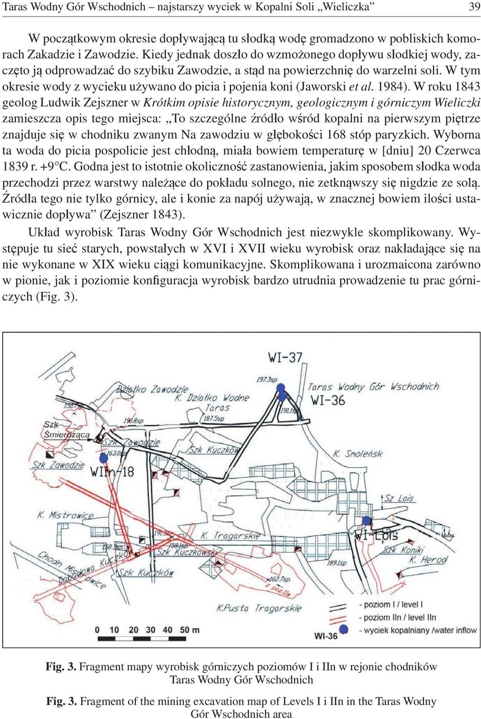 W tym okresie wody z wycieku u ywano do picia i pojenia koni (Jaworski et al. 1984).