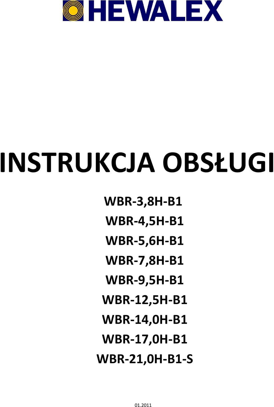 WBR-7,8H-B1 WBR-9,5H-B1