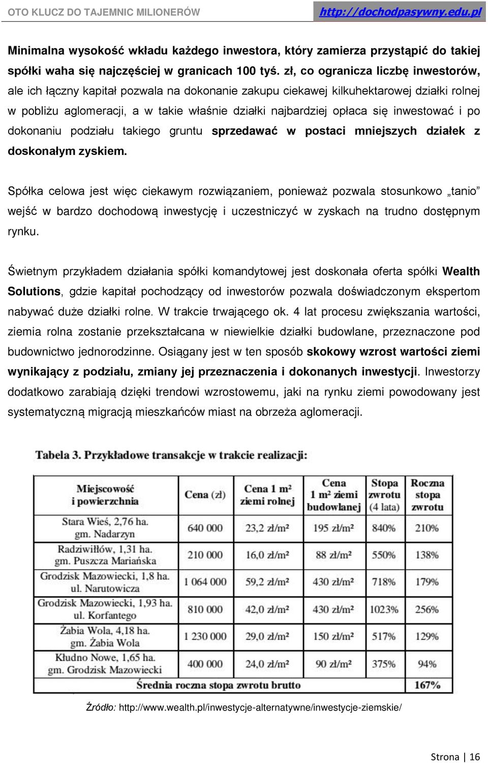 inwestować i po dokonaniu podziału takiego gruntu sprzedawać w postaci mniejszych działek z doskonałym zyskiem.