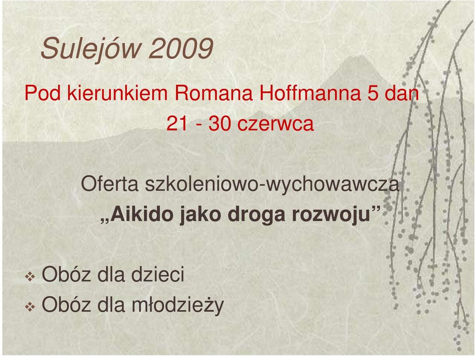 szkoleniowo-wychowawcza Aikido jako