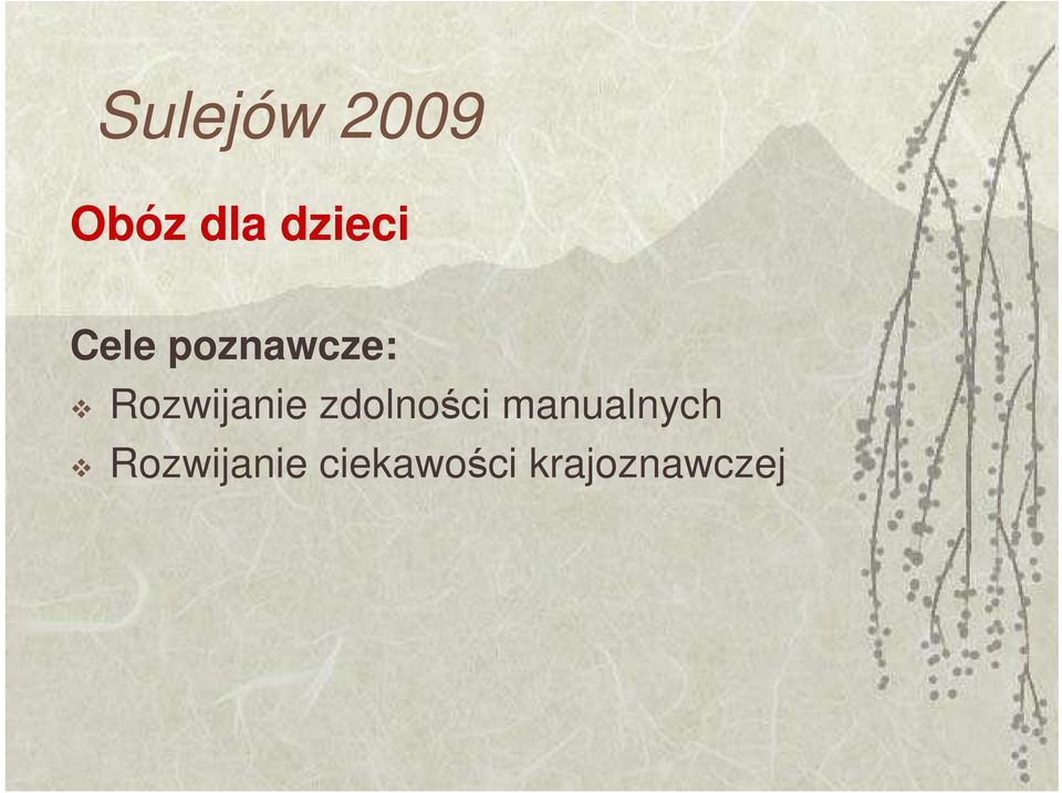 zdolności manualnych