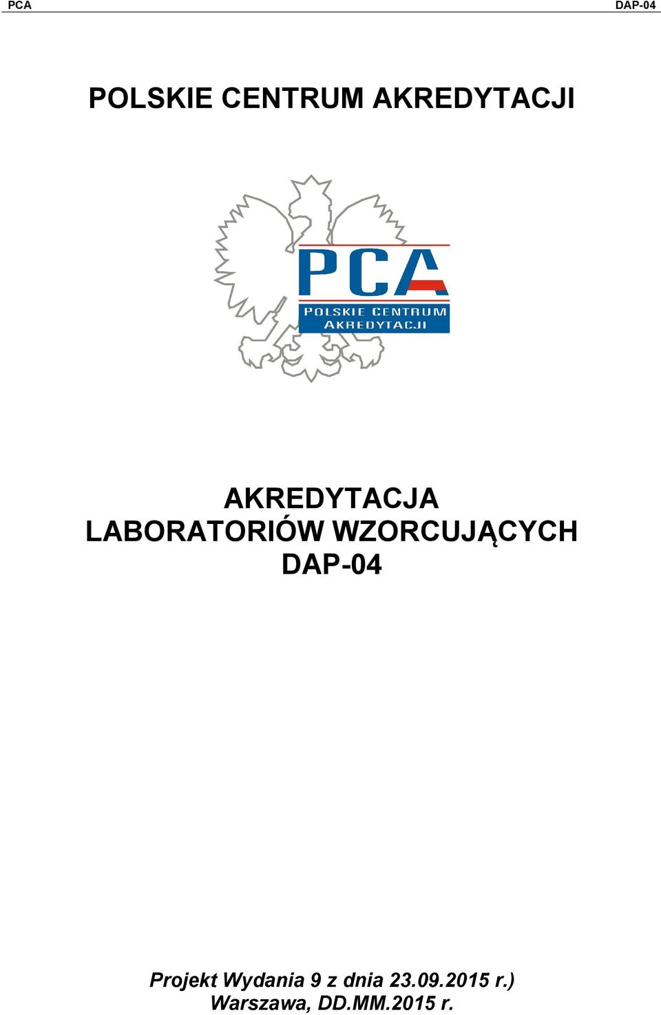 WZORCUJĄCYCH Projekt Wydania 9 z