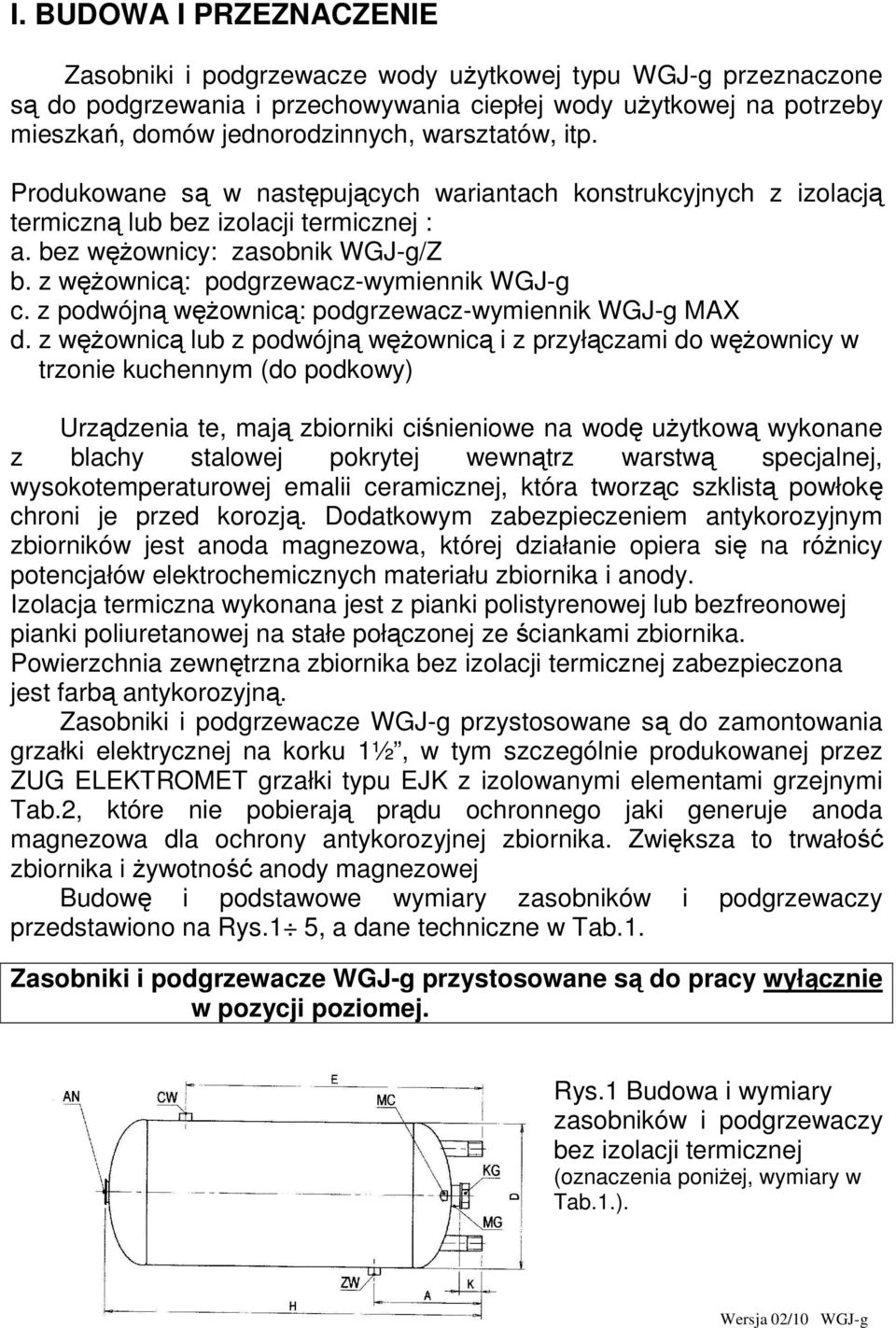 z podwójną węŝownicą: podgrzewacz-wymiennik MAX d.