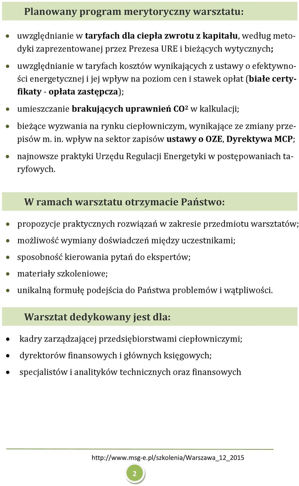 bieżące wyzwania na rynku ciepłowniczym, wynikające ze zmiany przepisów m. in.