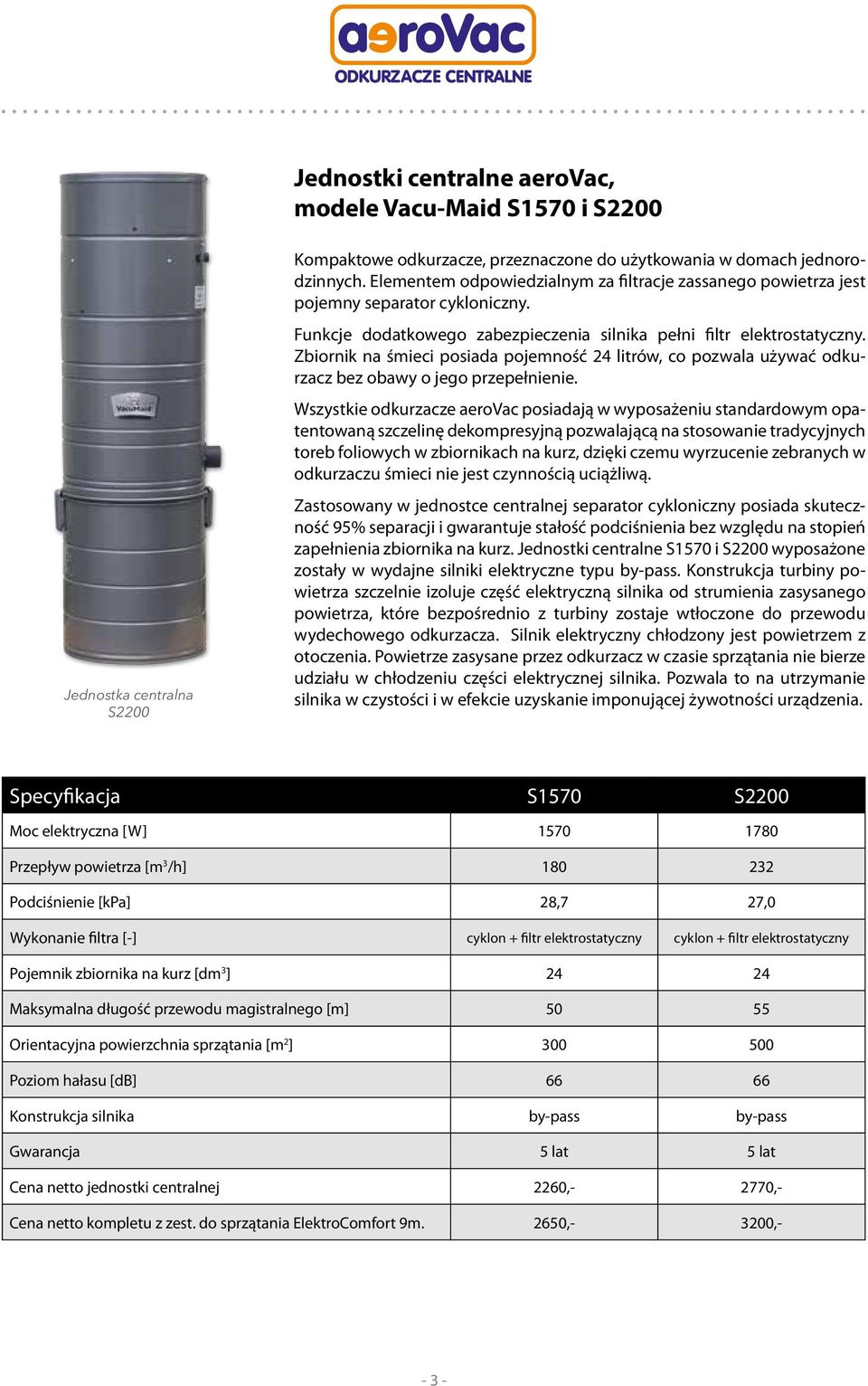 Zbiornik na śmieci posiada pojemność 24 litrów, co pozwala używać odkurzacz bez obawy o jego przepełnienie.