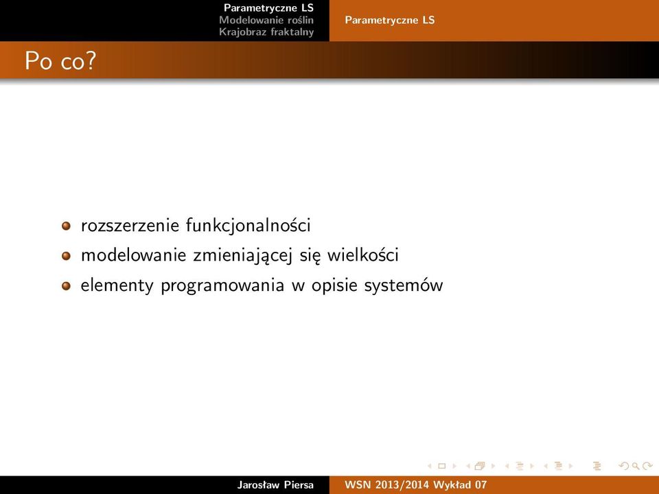 modelowanie zmieniającej się