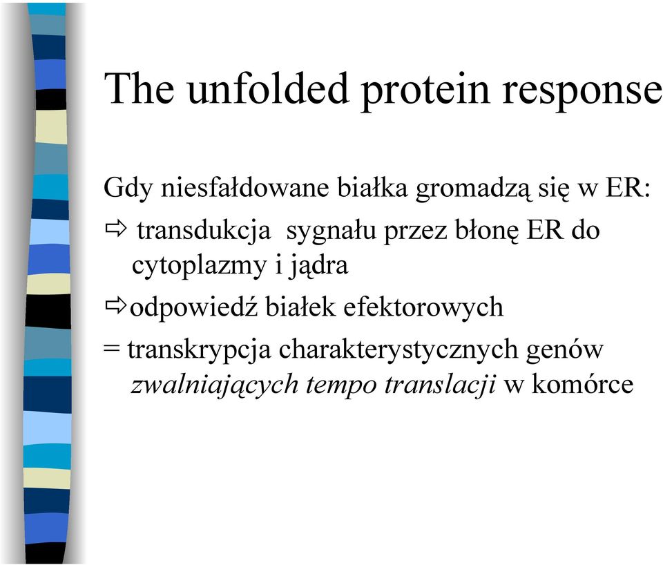 cytoplazmy i jądra odpowiedź białek efektorowych =