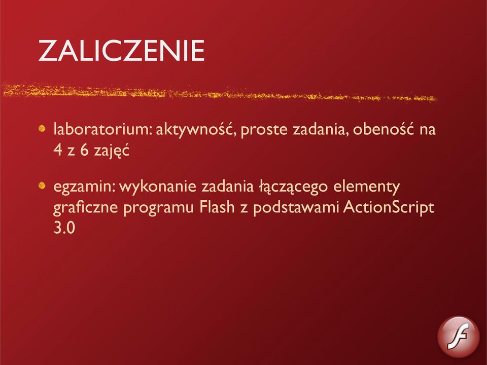 wykonanie zadania łączącego elementy