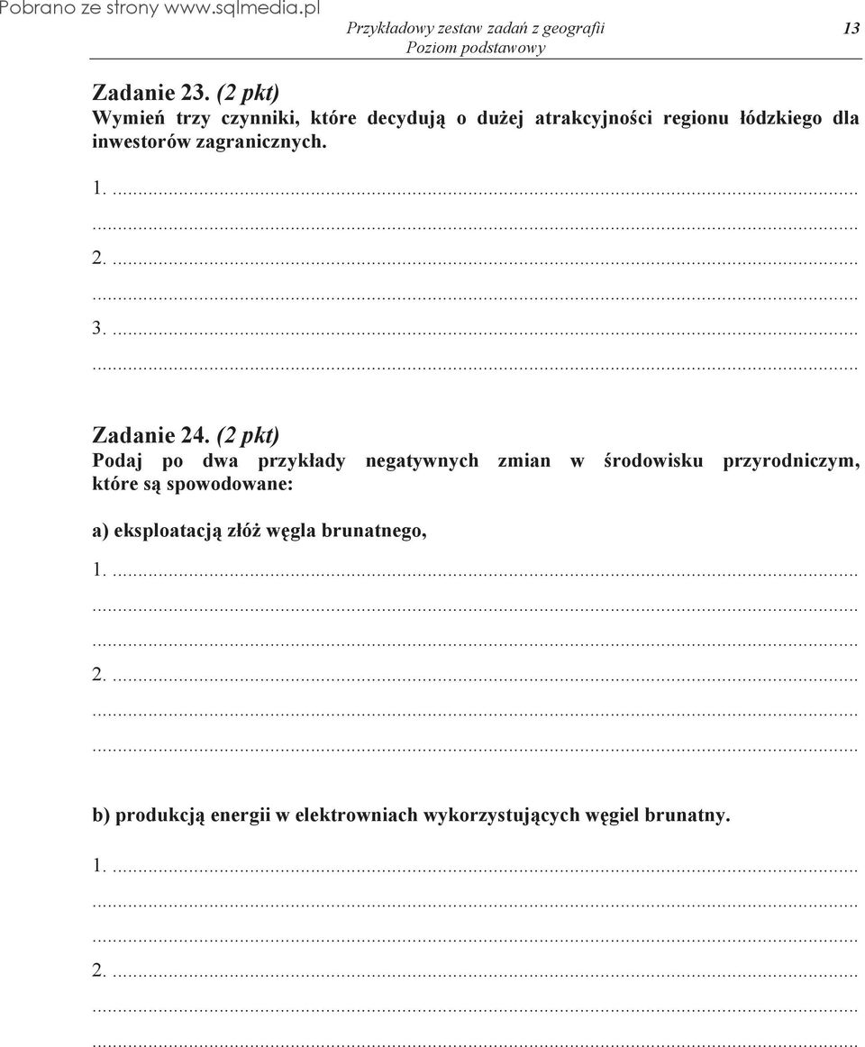 inwestorów zagranicznych. 3.... Zadanie 24.