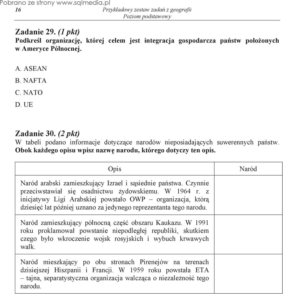 Opis Naród Naród arabski zamieszkuj cy Izrael i s siednie pa stwa. Czynnie przeciwstawia si osadnictwu ydowskiemu. W 1964 r.