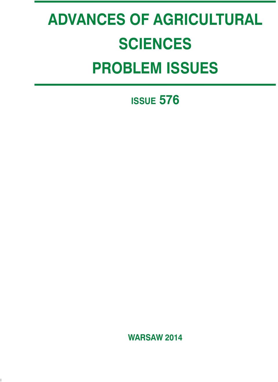 SCIENCES PROBLEM