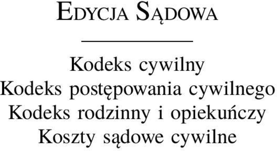 cywilnego Kodeks rodzinny i