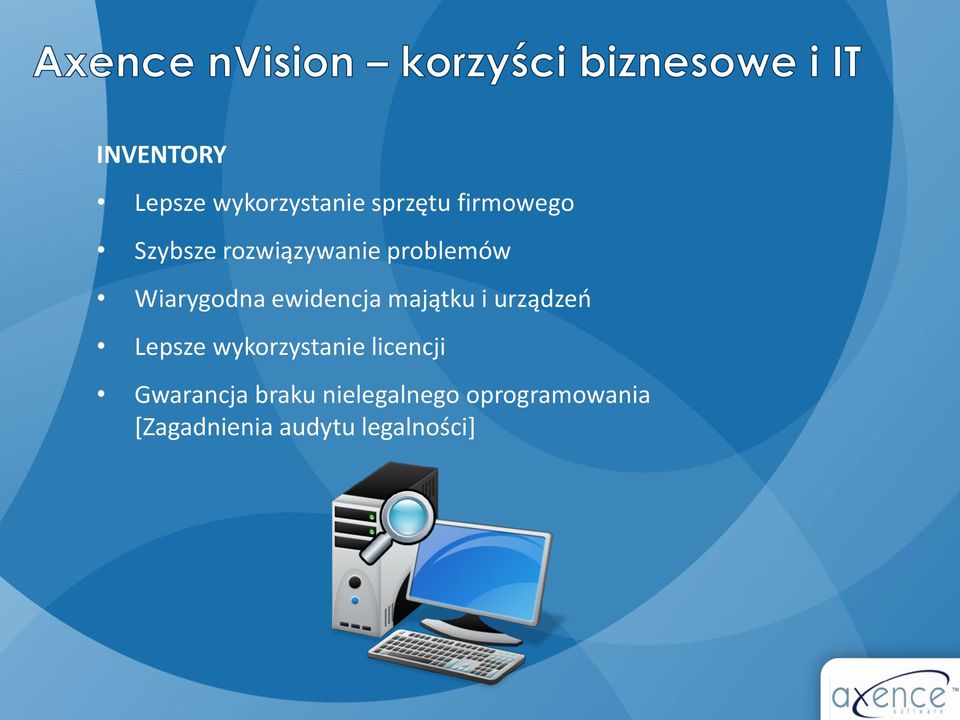 urządzeń Lepsze wykorzystanie licencji Gwarancja braku