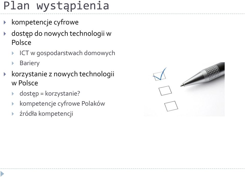 Bariery korzystanie z nowych technologii w Polsce