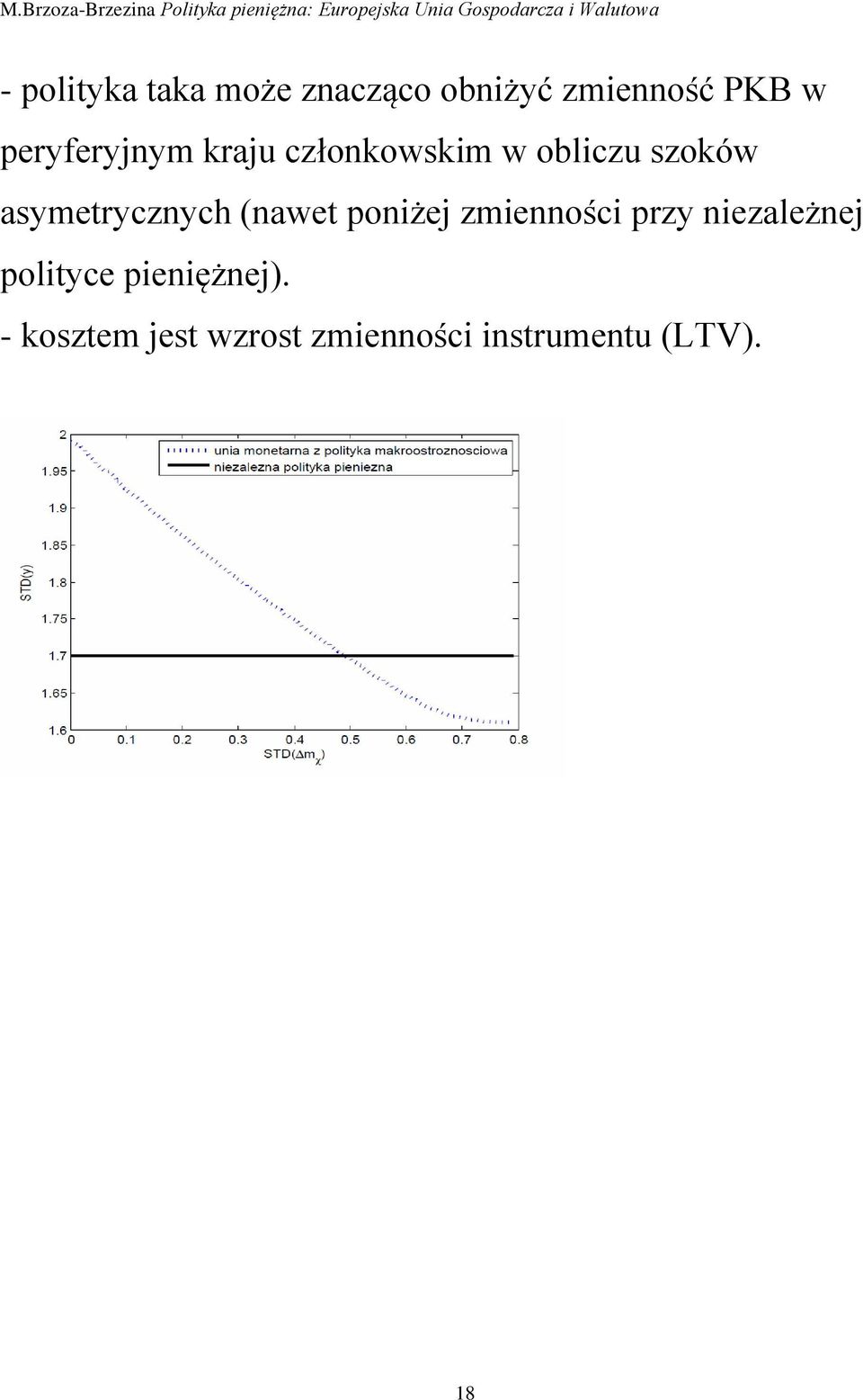 asymetrycznych (nawet poniżej zmienności przy niezależnej