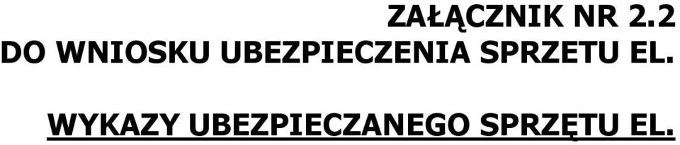 UBEZPIECZENIA SPRZETU