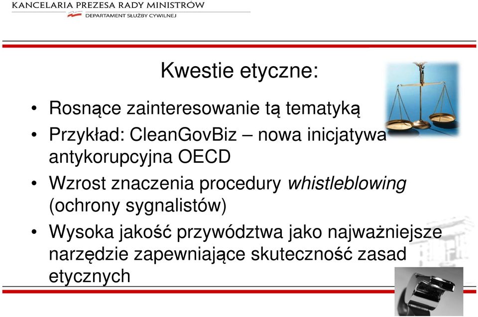 procedury whistleblowing (ochrony sygnalistów) Wysoka jakość