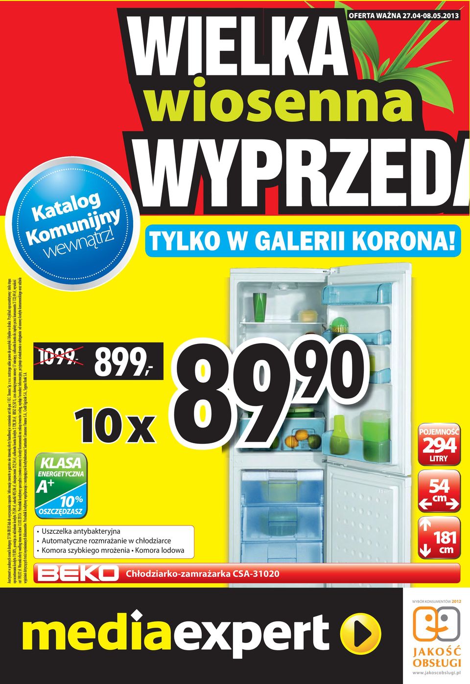 Przykład reprezentatywny: stała stopa oprocentowania kredytu 19,00%, prowizja za udzielenie kredytu 75,84 zł, odsetki 405,06 zł, ubezpieczenie 252,54 zł, całkowita kwota kredytu 2 728,38 zł, RRSO