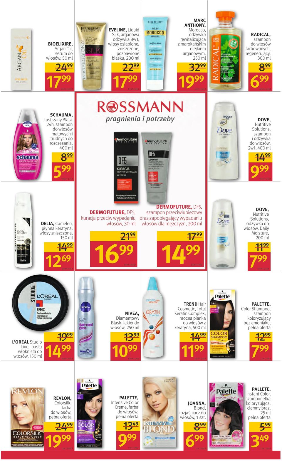 włosów matowych i trudnych do rozczesania, 400 ml 14 5 9 100 ml = 1.49 zł 14 1269 100 ml =8.