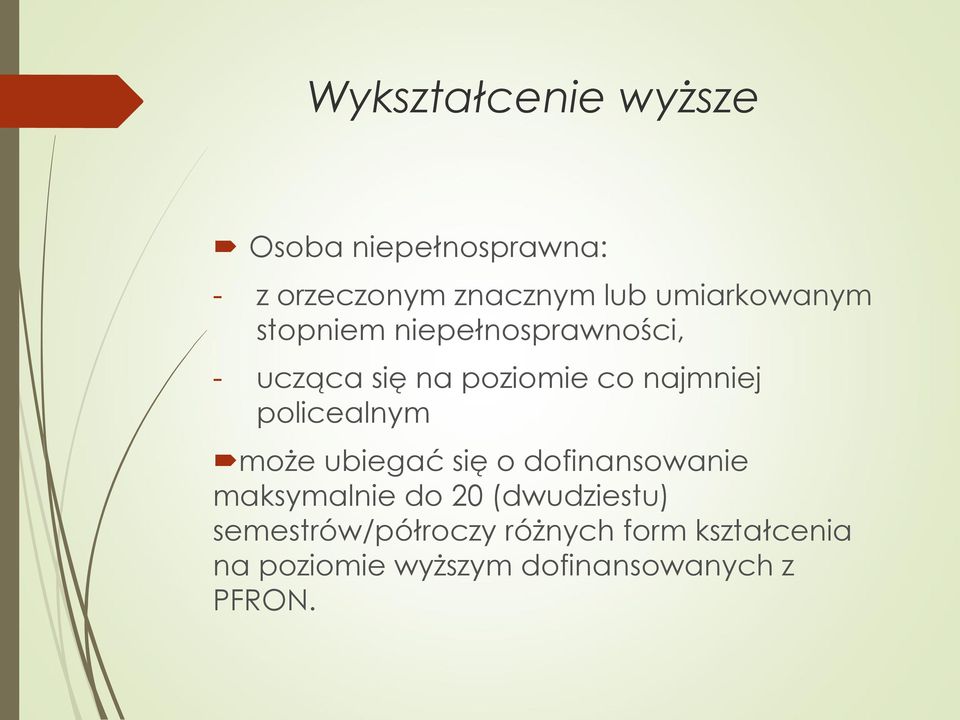 policealnym może ubiegać się o dofinansowanie maksymalnie do 20 (dwudziestu)