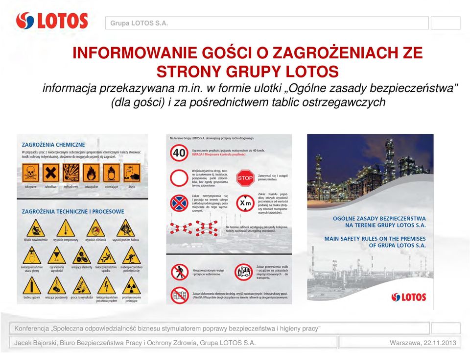 ormacja przekazywana m.in.
