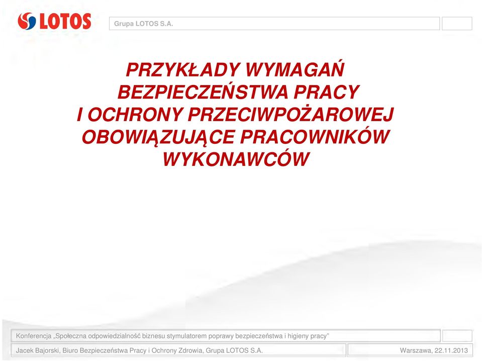 OCHRONY PRZECIWPOŻAROWEJ