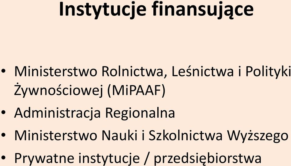 Administracja Regionalna Ministerstwo Nauki i