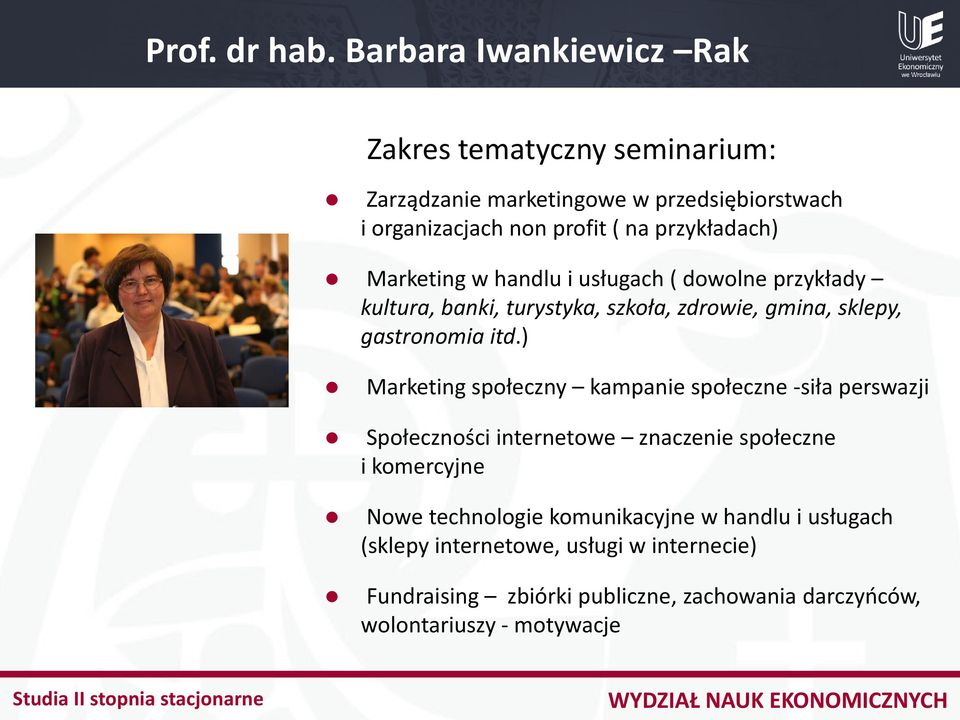 przykładach) Marketing w handlu i usługach ( dowolne przykłady kultura, banki, turystyka, szkoła, zdrowie, gmina, sklepy, gastronomia itd.