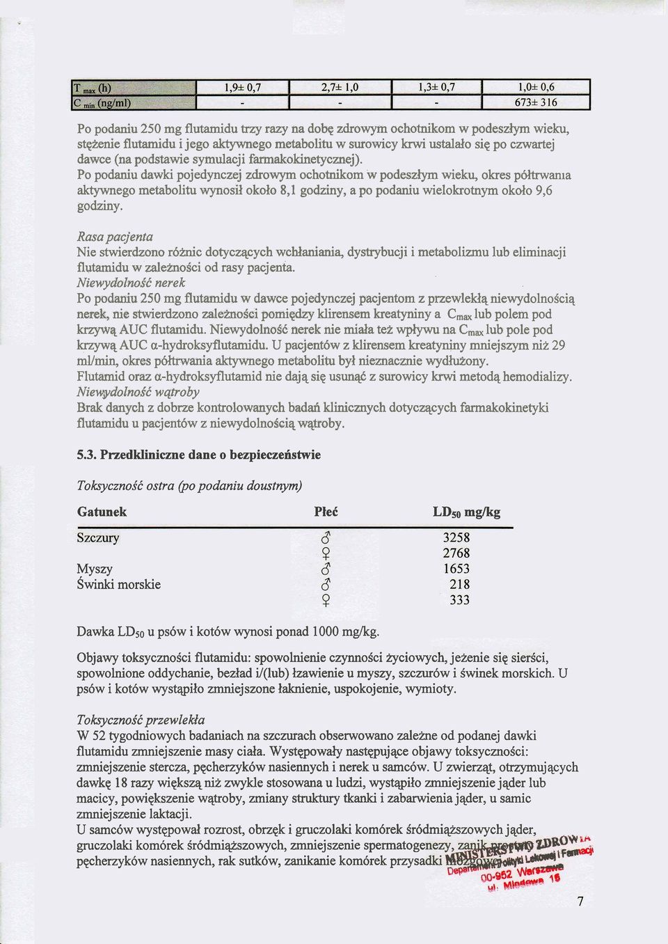 PO podaniu dawki pojedynczej zdrowym ochotnikom W podeszlym wieku, okres pmnvania aktywnego metabolitu wynosil okolo 8,l godziny, a po podaniu wielokrotnym okdo 9,6 godziny.