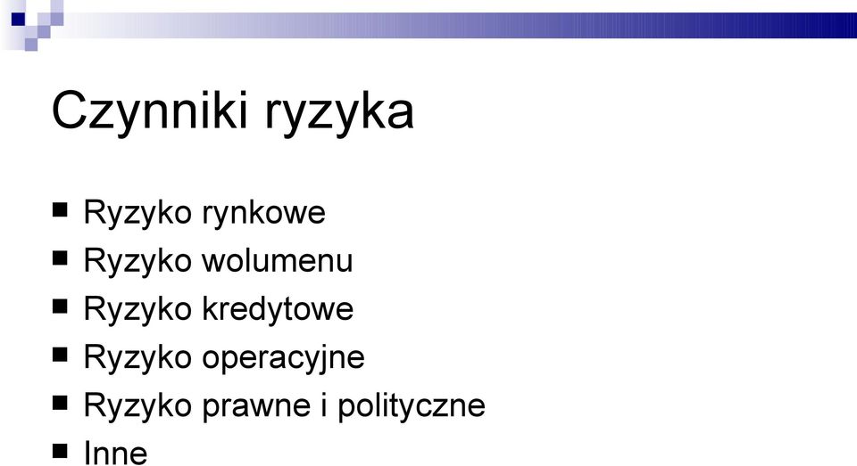 Ryzyko kredytowe Ryzyko