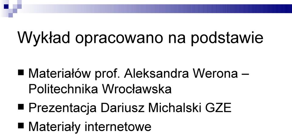 Aleksandra Werona Politechnika