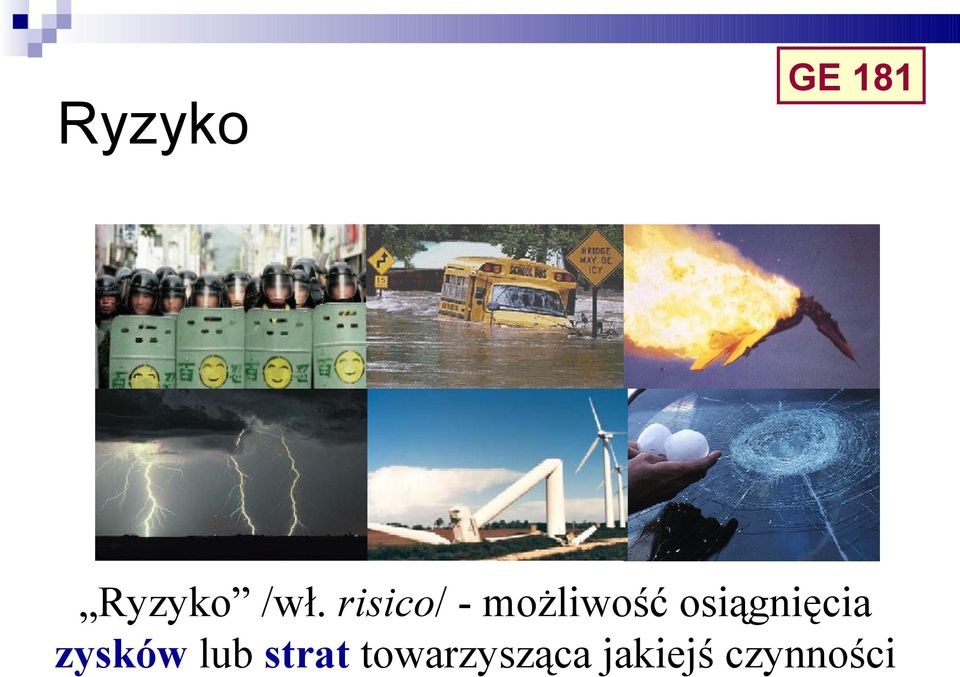 osiągnięcia zysków lub