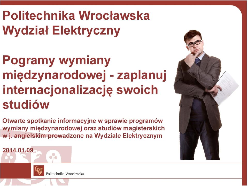 spotkanie informacyjne w sprawie programów wymiany międzynarodowej oraz