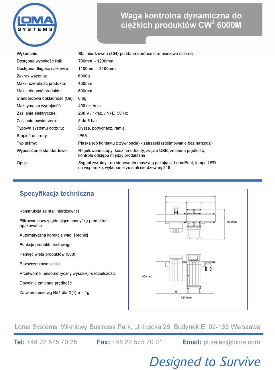/min Zasilanie elektryczne: 230 V / 1-faz.