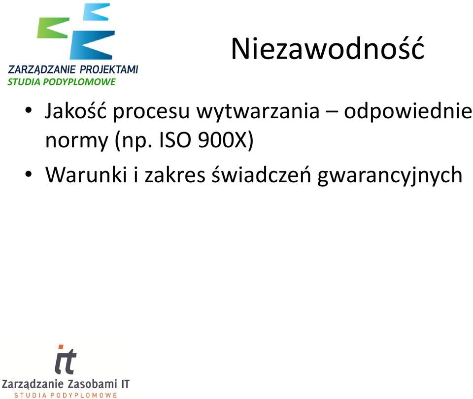 odpowiednie normy (np.