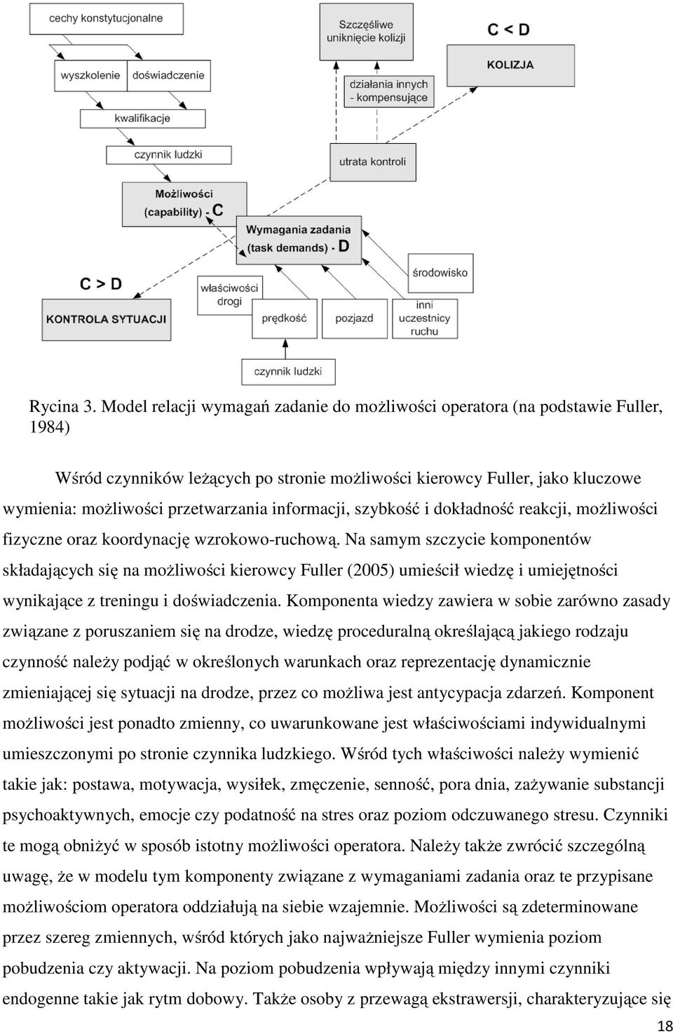 informacji, szybkość i dokładność reakcji, możliwości fizyczne oraz koordynację wzrokowo-ruchową.