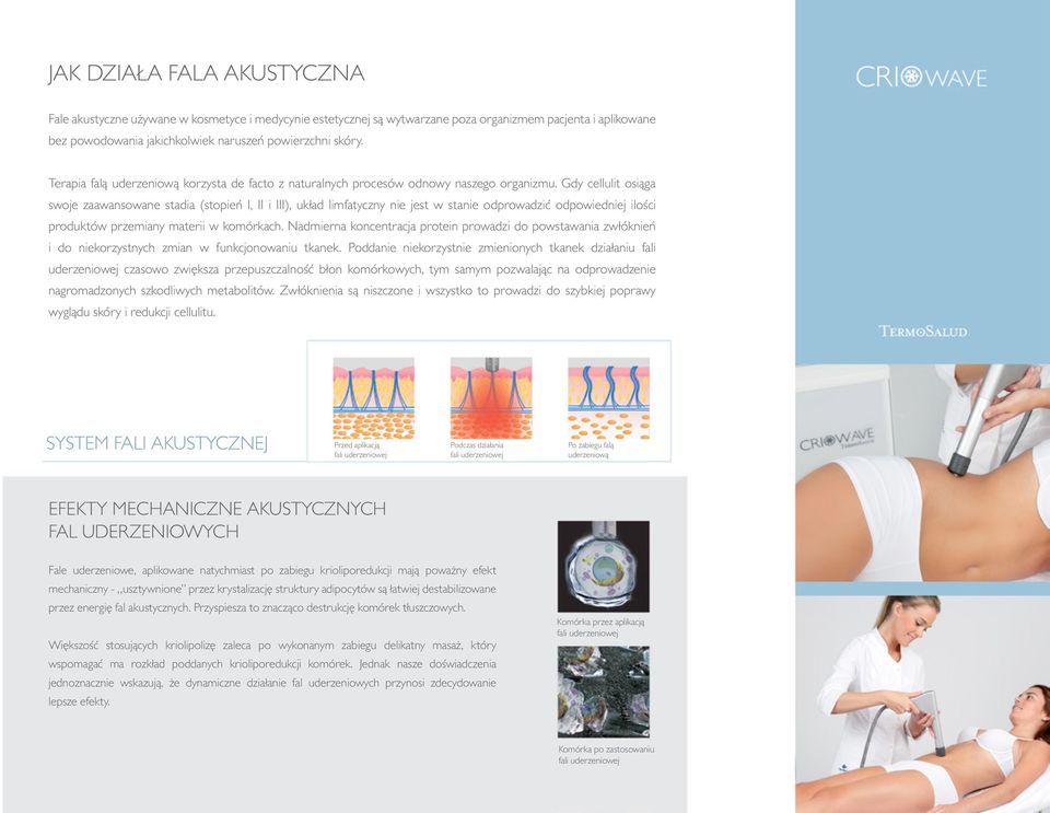 Gdy cellulit osiąga swoje zaawansowane stadia (stopień I, II i III), układ limfatyczny nie jest w stanie odprowadzić odpowiedniej ilości produktów przemiany materii w komórkach.